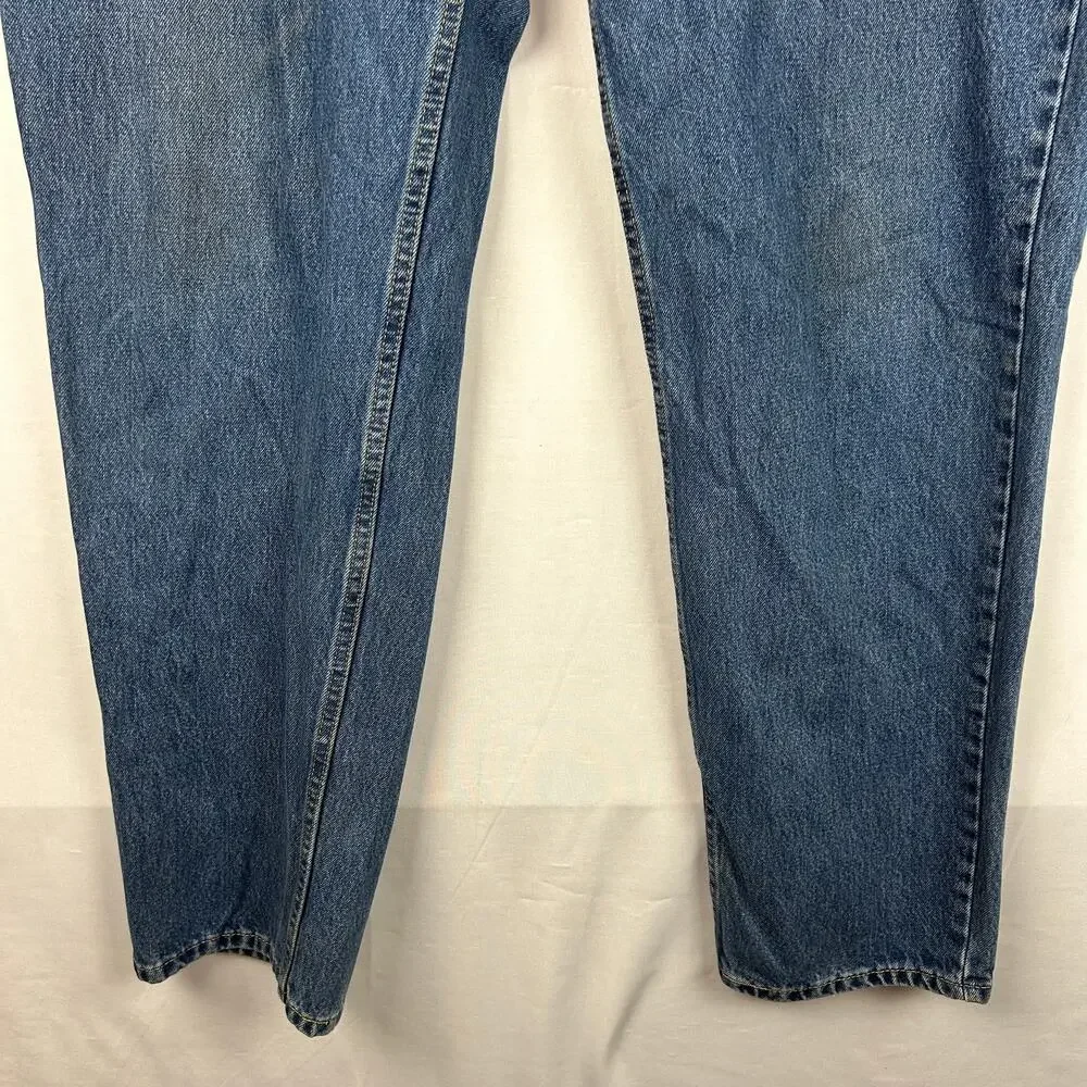 Levi's 550 Relaxed Fit Blue Denim Jeans Men's Size 42x36